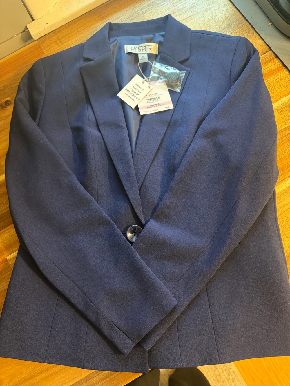 Kasper Navy Petite Blazer